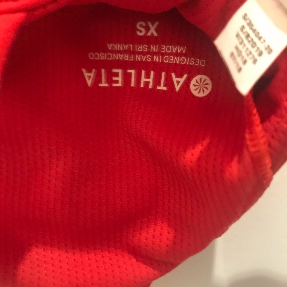 Athleta Red Sports Bra - Picture 4 of 4